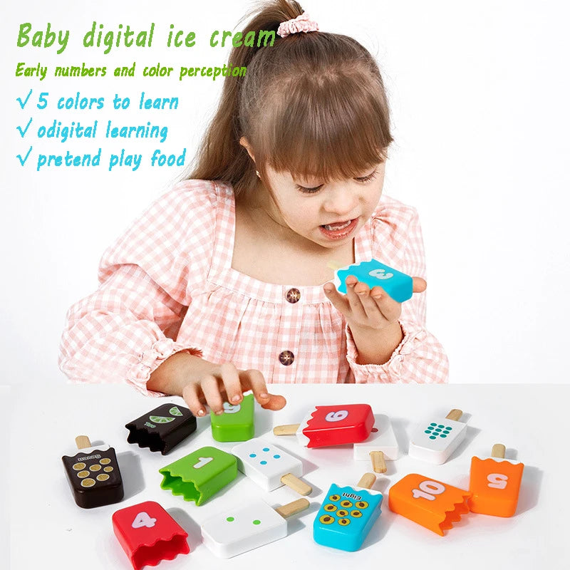 Ice Cream Number Matching Game – Fun Learning Toy for Kids