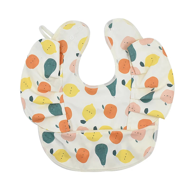 Waterproof Baby Bib with Pocket – Easy Clean & Soft PU