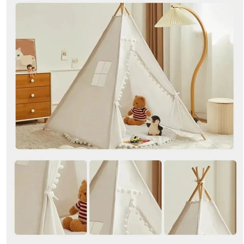 Kids Play Tent Teepee – Foldable Indoor & Outdoor Fun