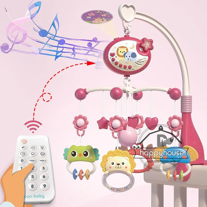 Baby Crib Mobile with Music & Lights – Soothing Sleep Aid