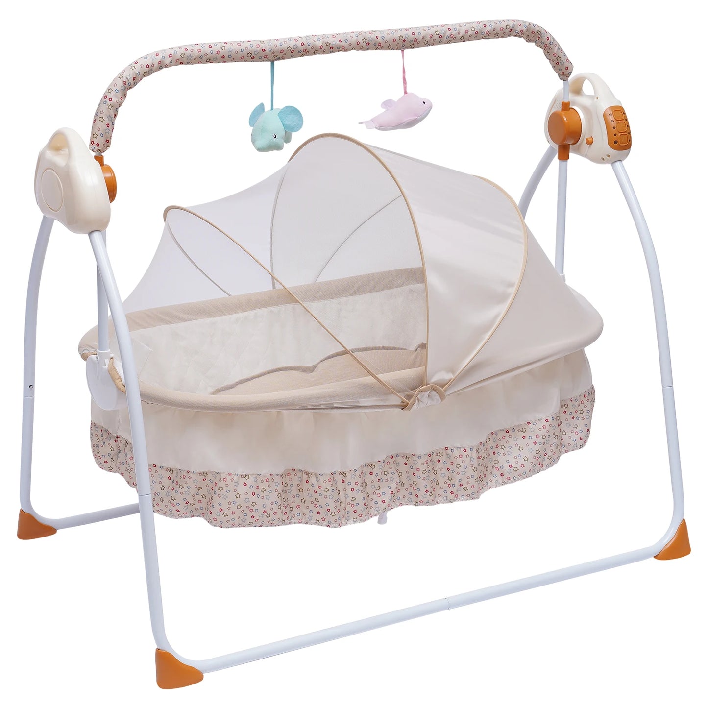 Baby Cradle Swing with Auto Rocking & Music Comfort
