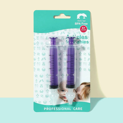 Baby Nasal Aspirator Syringe for Gentle & Hygienic Cleaning