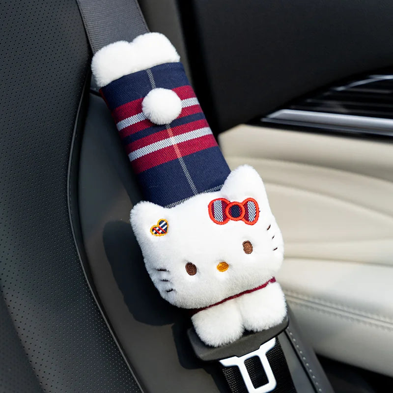 Hello Kitty Car Neck Pillow Plush Headrest Support Comfort