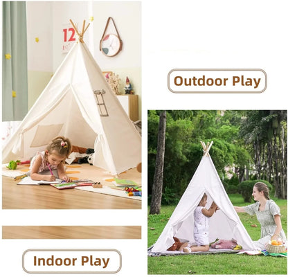 Kids Play Tent Teepee – Foldable Indoor & Outdoor Fun