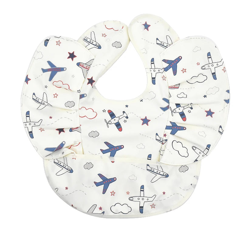 Waterproof Baby Bib with Pocket – Easy Clean & Soft PU