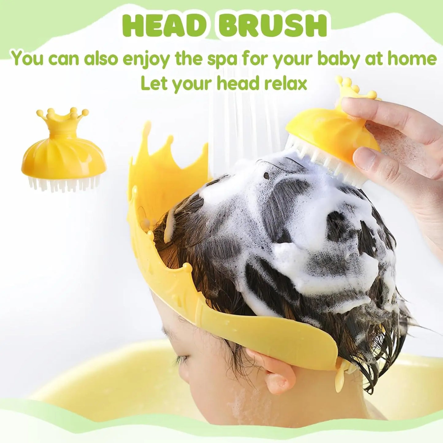 Baby Bath Tub with Cushion – Foldable & Thermometer Safe