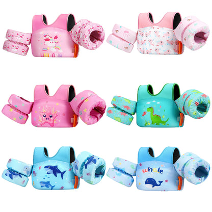 Kids Swim Vest with Arm Floats – Safe Buoyancy for Water