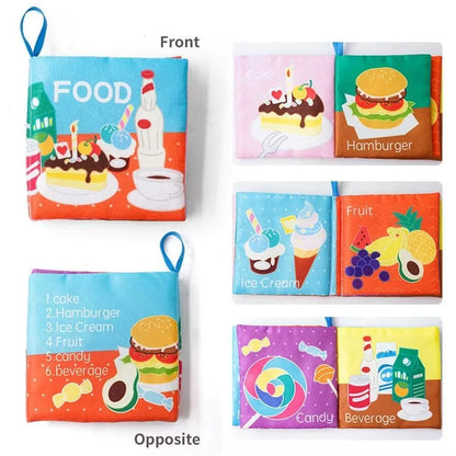 Baby Crinkle Book Set for Early Learning & Sensory Play