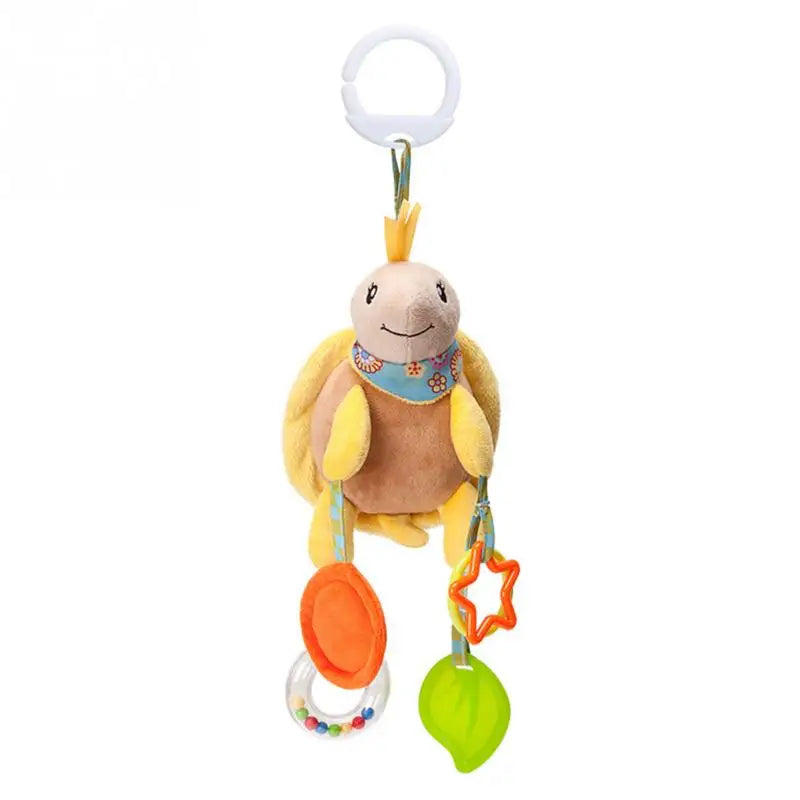 Baby Stroller Rattle Toy – Soft Hanging Animal for Sensory Play