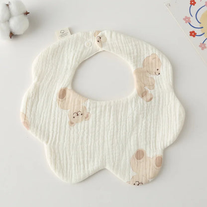 Newborn Baby Bib – Soft Drool Bandana for Mess-Free Feeding