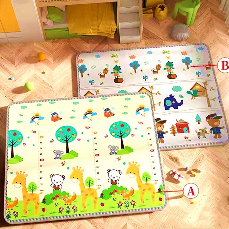 Foldable Foam Baby Play Mat – Extra Thick & Safe Crawling Rug