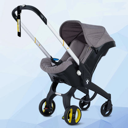 Foldable Baby Stroller With Sunshade – Lightweight & Safe