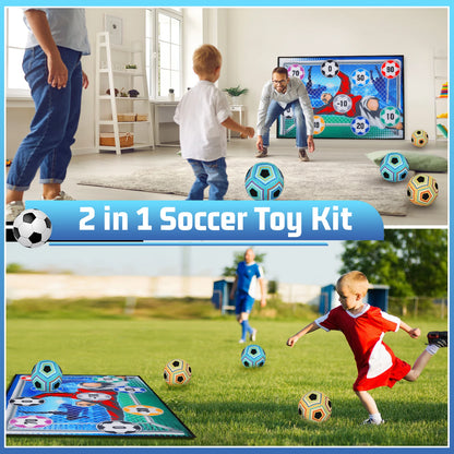 Kids Soccer Sticky Goal Toy for Indoor & Outdoor Training