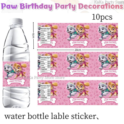 Paw Patrol Birthday Party Supplies – Skye Theme Tableware Set