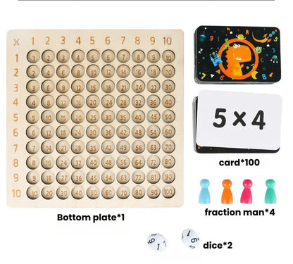 Montessori Multiplication Board Game for Fun Math Learning