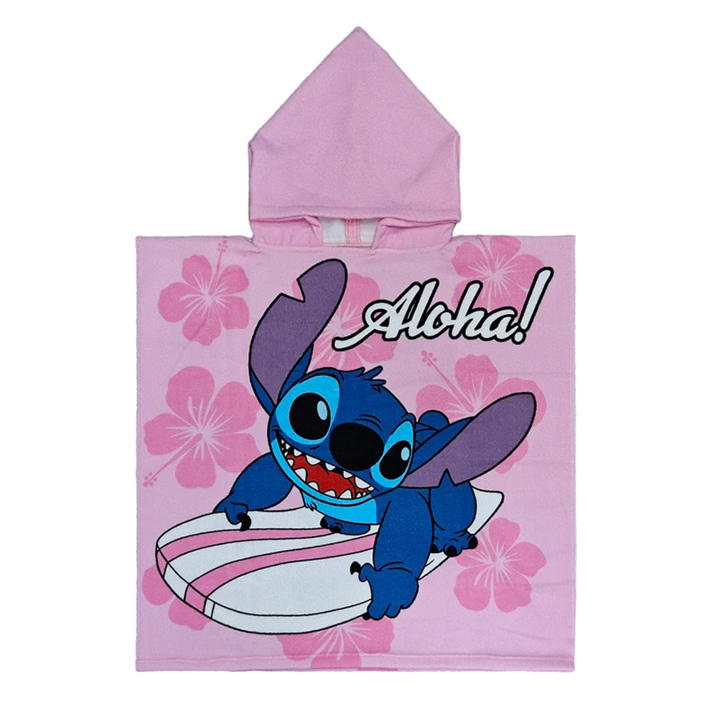 Baby Stitch Hooded Bath Towel – Soft & Quick-Dry Robe