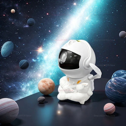 Galaxy Projector with Astronaut Design for Relaxing Night Light