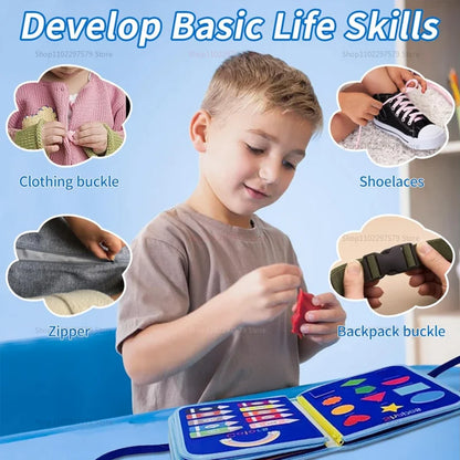 Montessori Busy Board for Kids – Learn Through Play