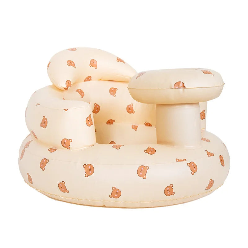 Inflatable Baby Seat for Safe Sitting & Feeding Support