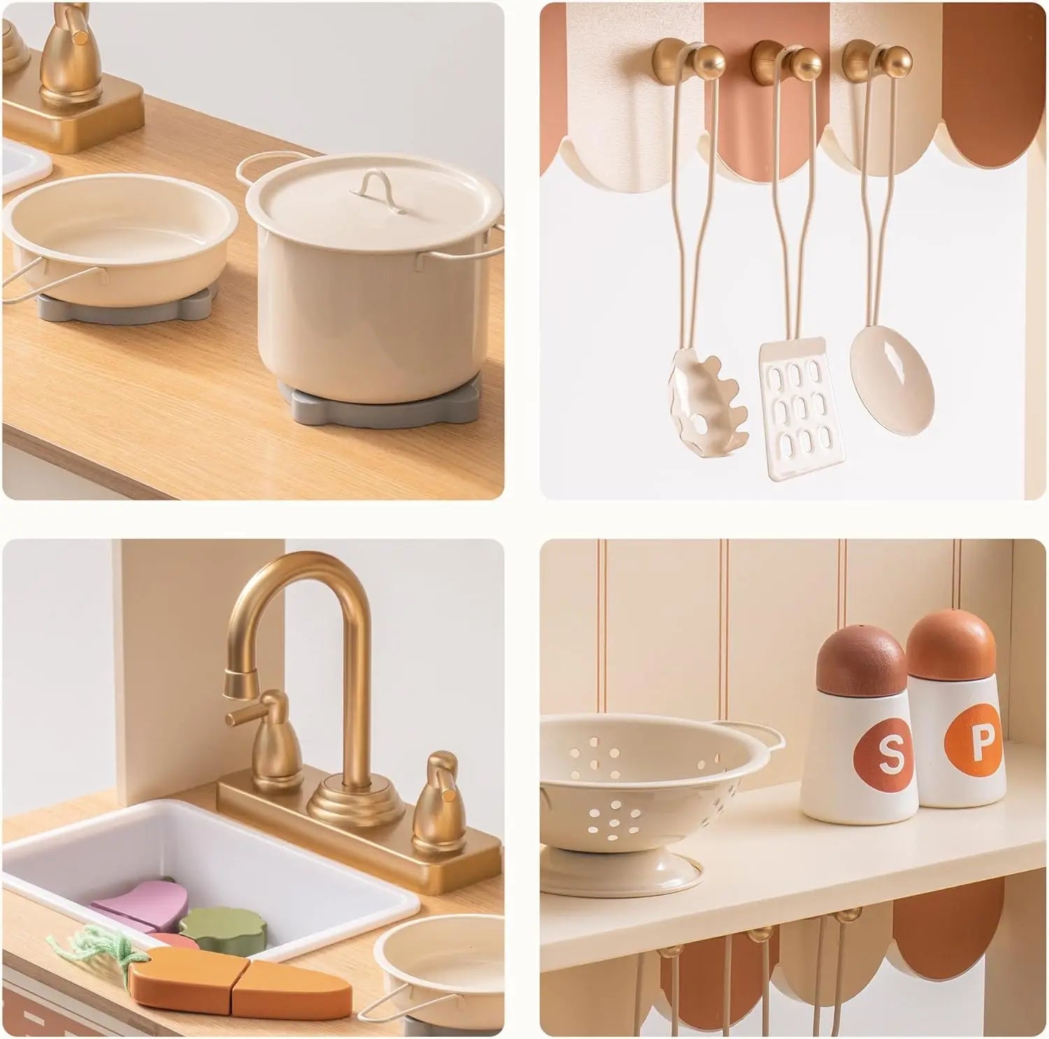 wooden childrens kitchen set - KentDO