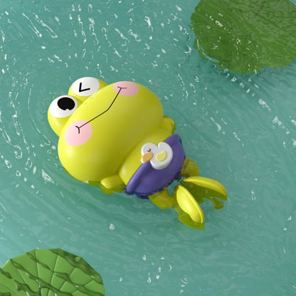 Clockwork Frog Bath Toys – Floating Fun for Kids