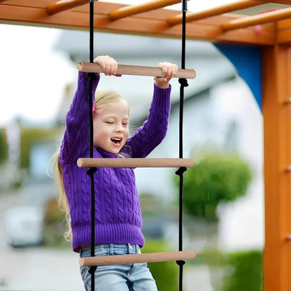 Children Climbing Rope Ladder – Indoor Outdoor Fun