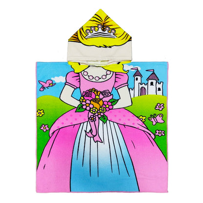 Cartoon Baby Hooded Bath Towel – Soft & Quick-Dry Cloak