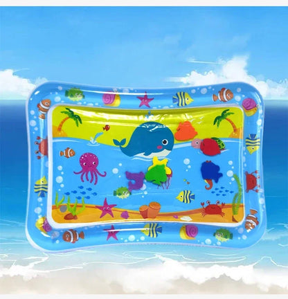 Baby Water Play Mat Inflatable Tummy Time Fun & Learning