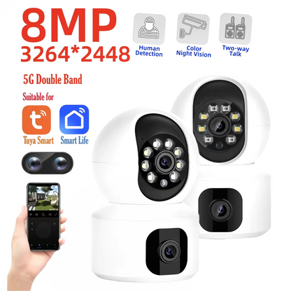 Tuya 8MP WiFi IP Camera with Auto-Tracking & Night Vision