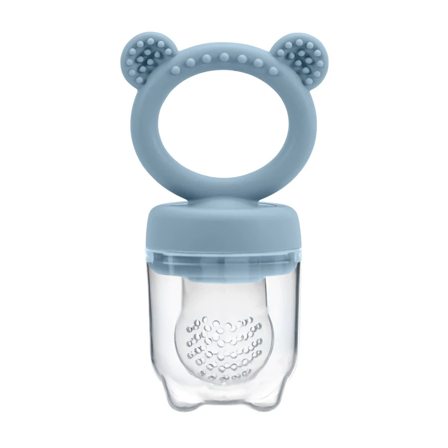 Baby Fruit Feeder With Cover – Safe Silicone Feeding Aid