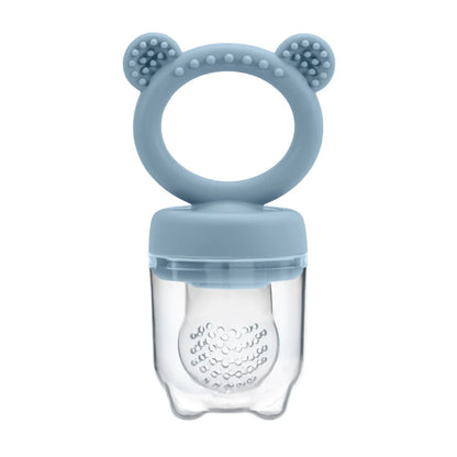 Baby Fruit Feeder With Cover – Safe Silicone Feeding Aid