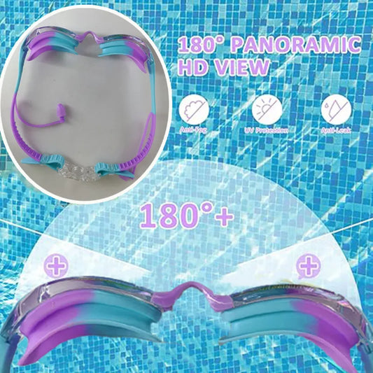 Kids Swimming Goggles with Anti-Fog & UV Protection