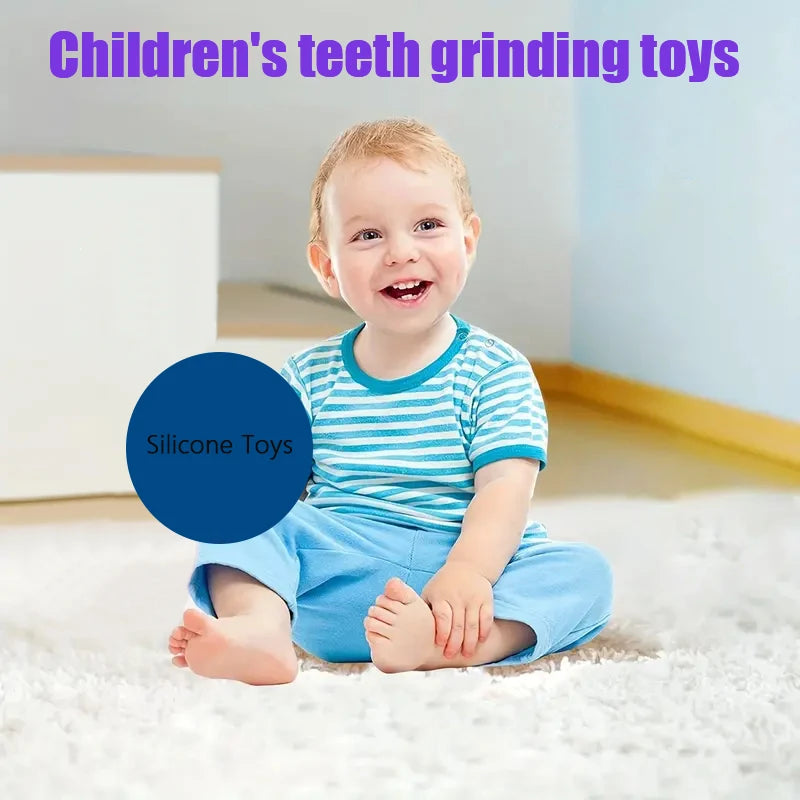 Silicone Teether Remote Control – Soothing Gum Relief Toy