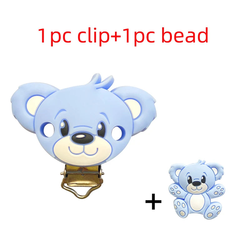 BPA-Free Animal Silicone Teether Set – Safe & Fun Relief