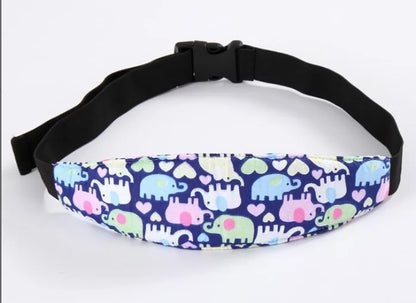Baby Car Seat Head Support – Adjustable Sleeping Headrest Strap