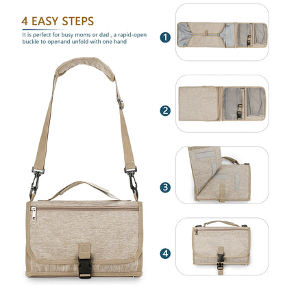 3-in-1 Baby Diaper Pad – Waterproof & Travel-Friendly