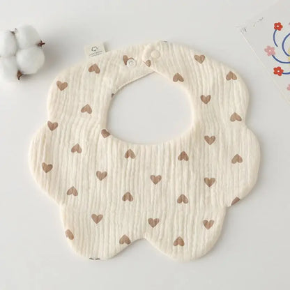 Newborn Baby Bib – Soft Drool Bandana for Mess-Free Feeding