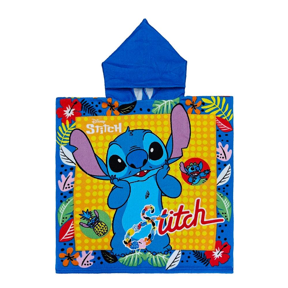 Baby Stitch Hooded Bath Towel – Soft & Quick-Dry Robe