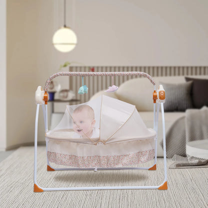 Baby Cradle Swing with Auto Rocking & Music Comfort