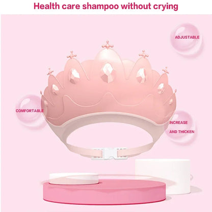 Baby Shower Cap with Adjustable Fit for Safe Bath Time