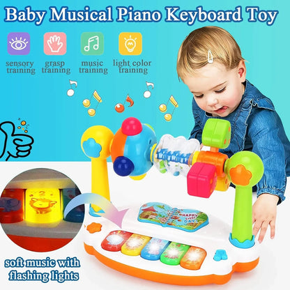 Baby Piano Toy Keyboard – Early Learning Music & Lights