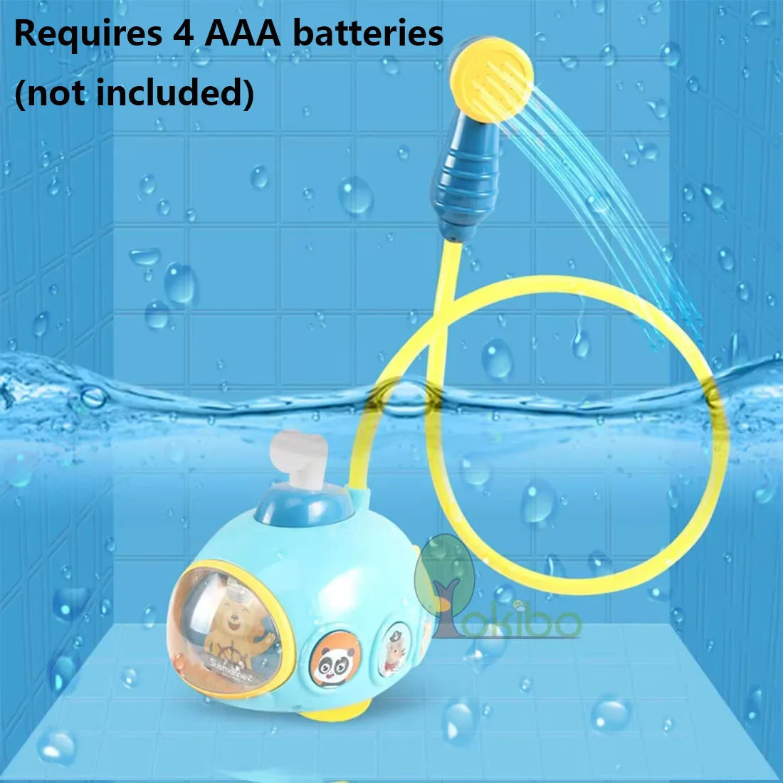 Baby Submarine Bath Toy – Electric Water Sprayer Fun