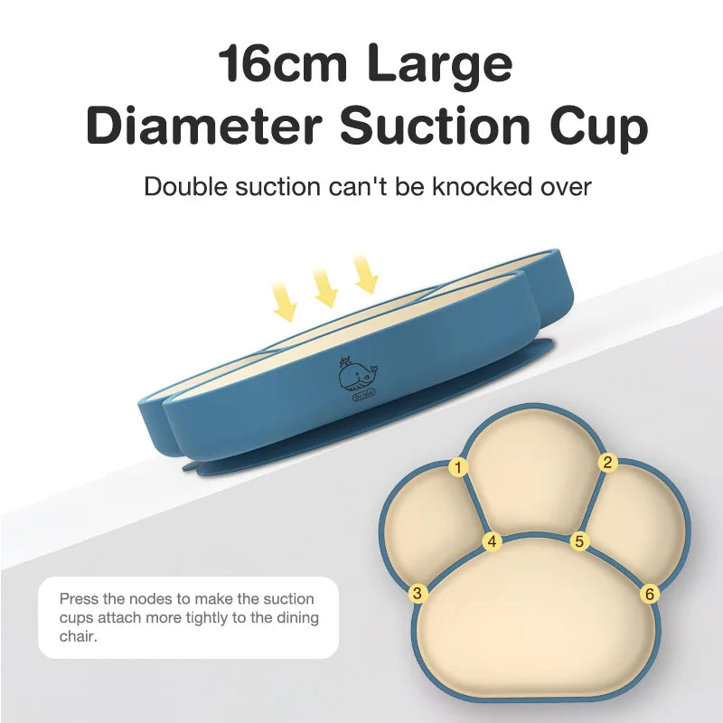 Children's Silicone Tableware Set – Safe & Easy Feeding