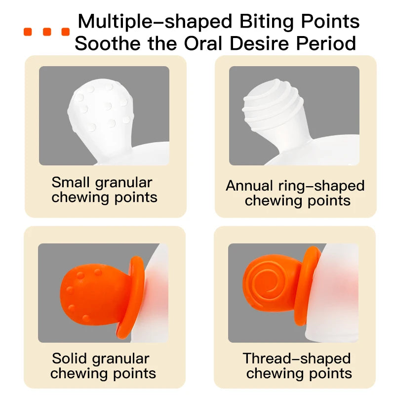 Bunny Silicone Teething Toy – Anti-Thumb Sucking Relief