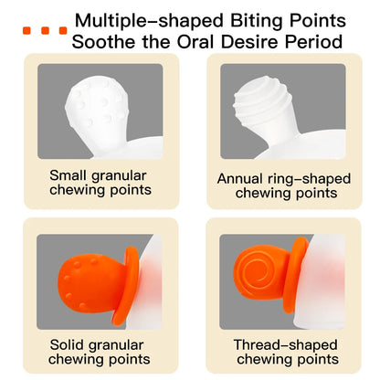 Bunny Silicone Teething Toy – Anti-Thumb Sucking Relief