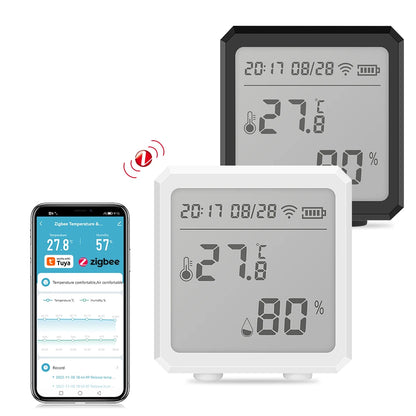 Zigbee Temperature Humidity Sensor LCD Wireless Thermometer