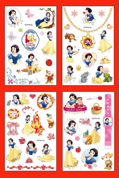 Temporary Tattoo Stickers for Kids – Cute Cartoon Party Fun