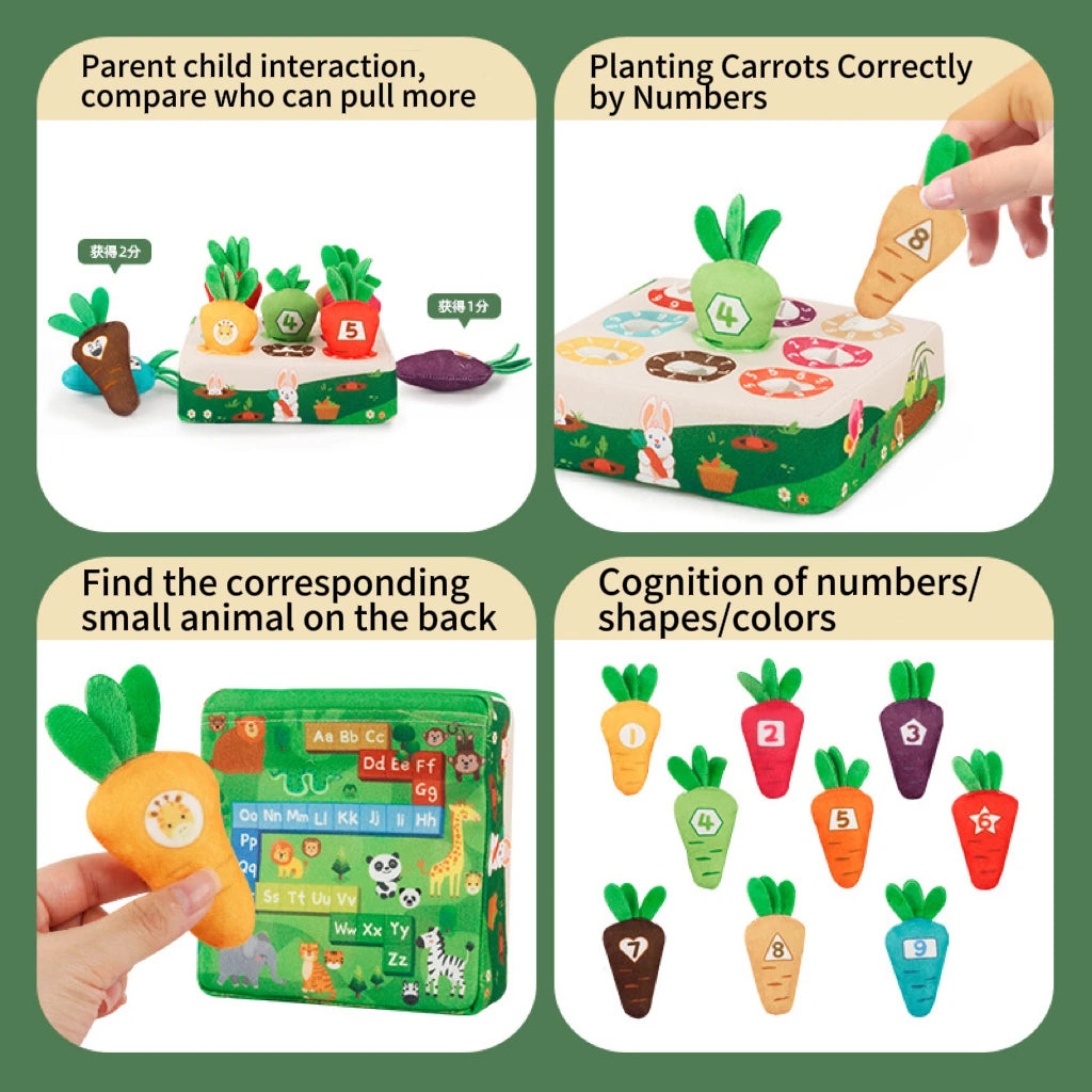 Baby Cotton Radishes Montessori Toy – Learning & Fun