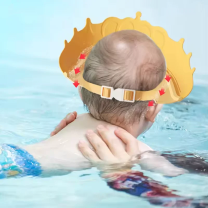 Baby Shower Cap with Adjustable Fit & Soft Ear Protection