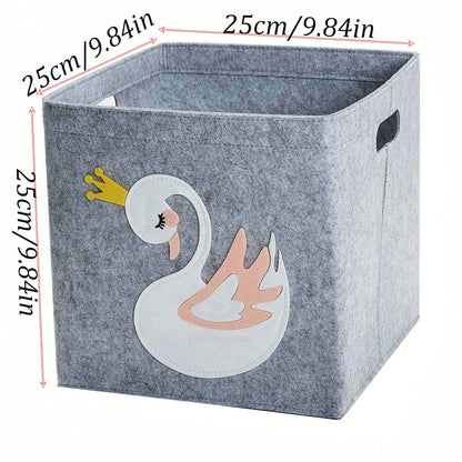 Foldable Toy Storage Box – Cute Organizer for Kids’ Room